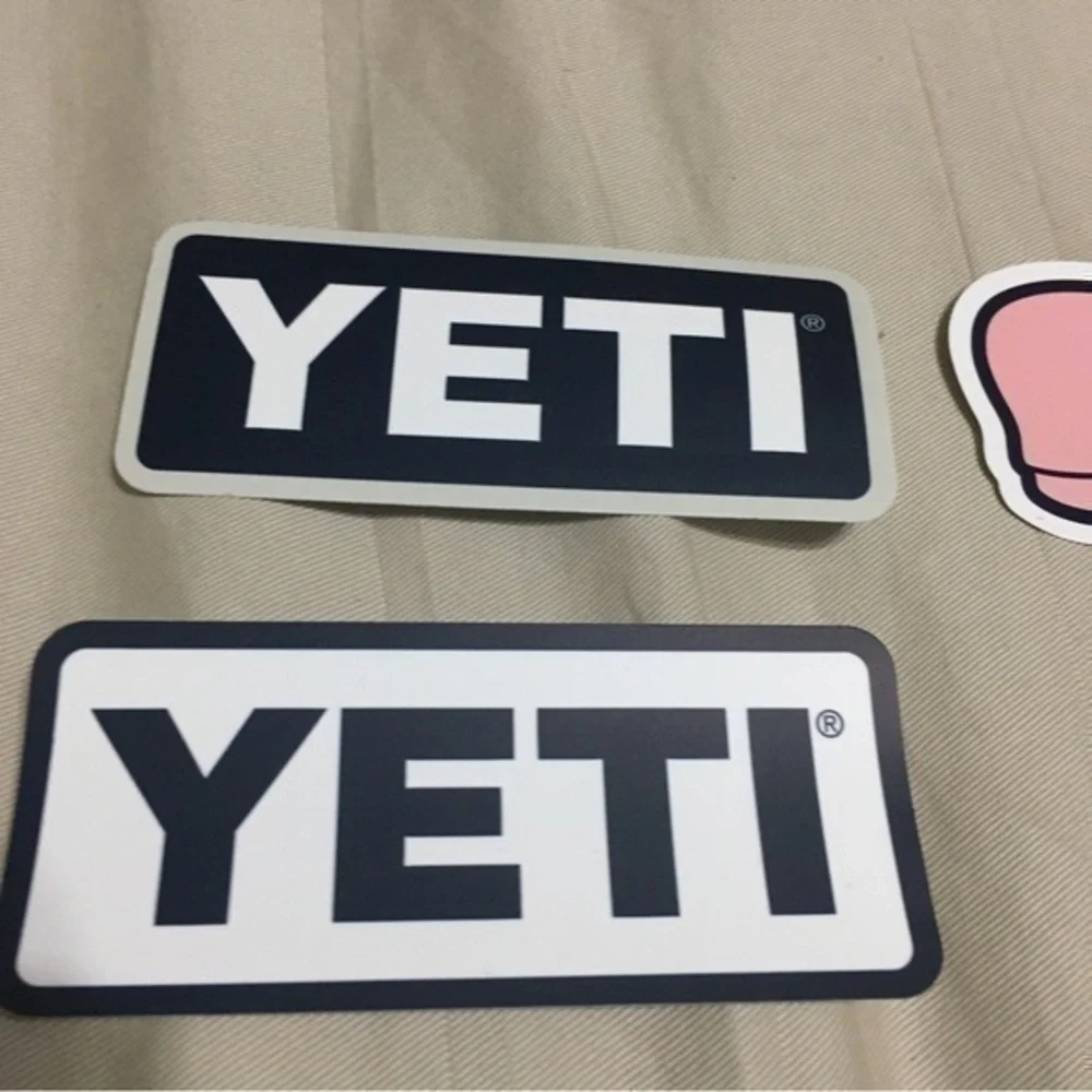 Yeti and Vineyard Vines stickers